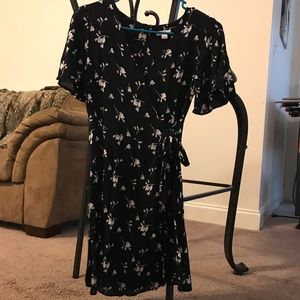 Floral Wrap Dress